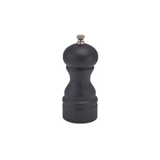 Salt & Pepparkvarn med Struktur Svart 13cm