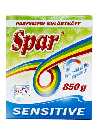 Tvättmedel Pulver Kulör Parfymfri Sensitive