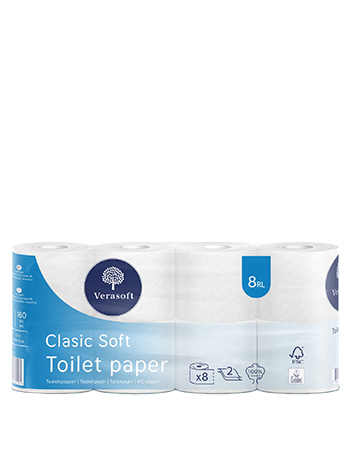 Toalettpapper Mjukt 2-lag 8-pack