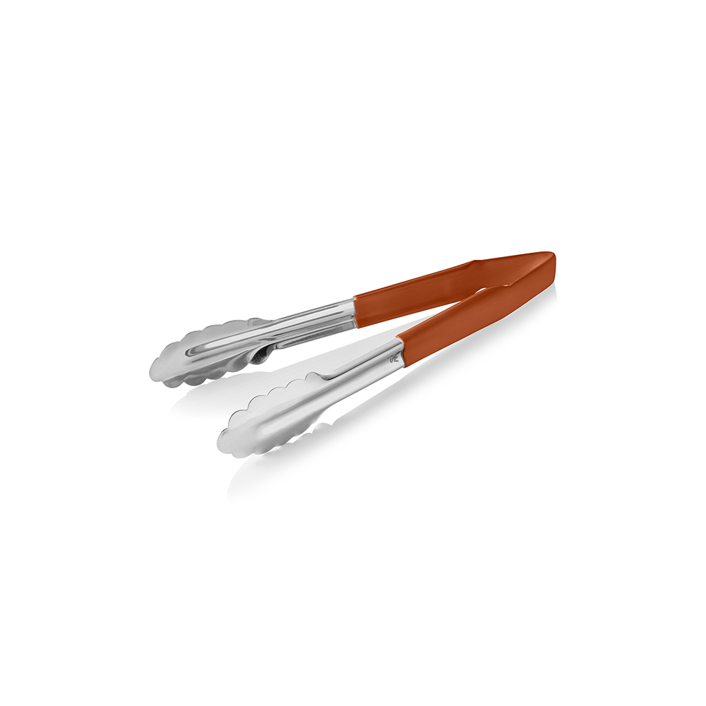 Tång Rostfri med Plasthandtag Orange 23cm