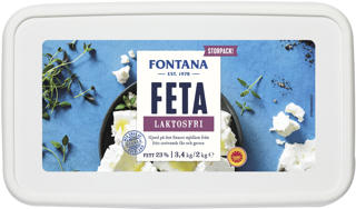 Fetaost 22% Hel Bit Laktosfri