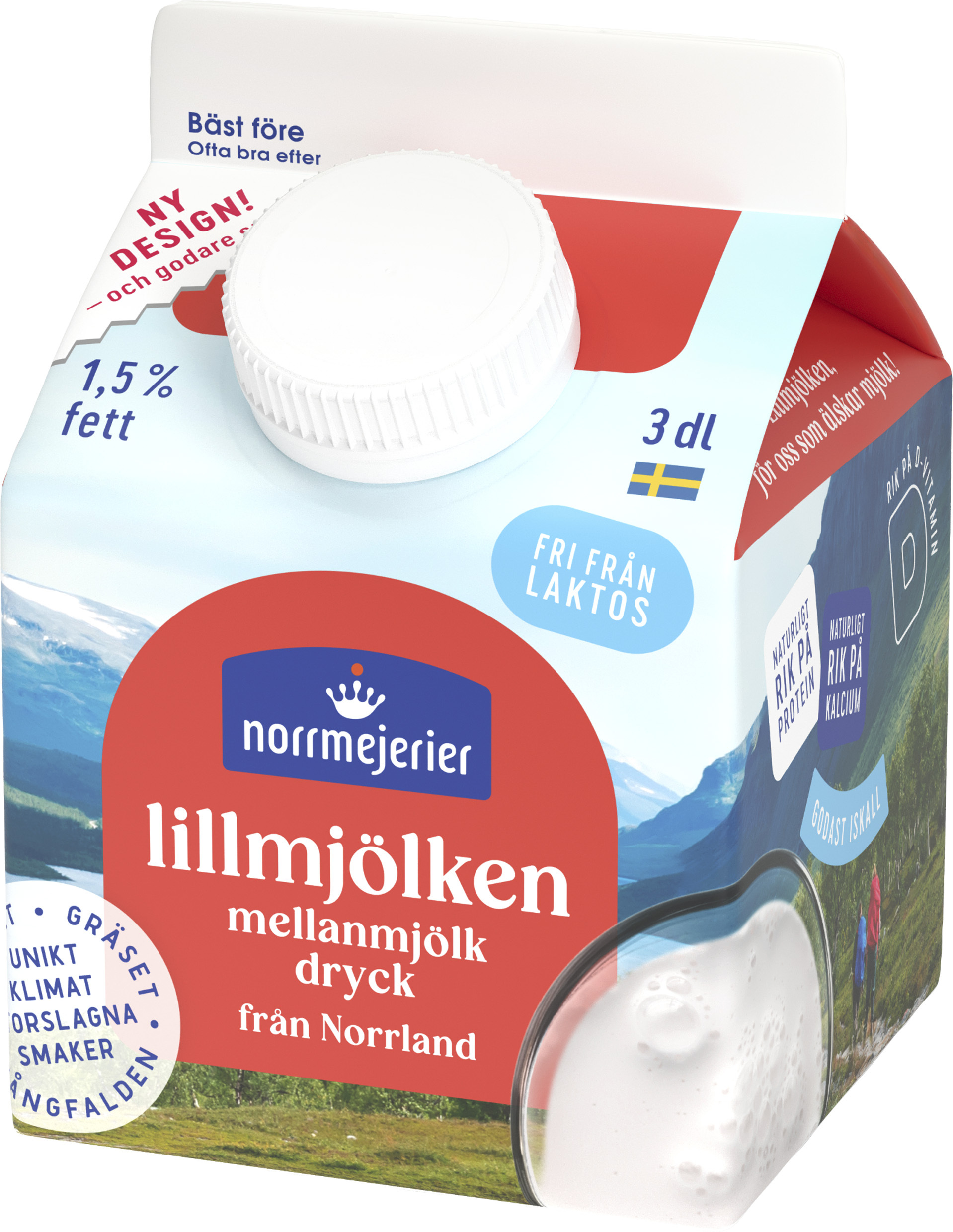 Mellanmjölk 1,5% Laktosfri