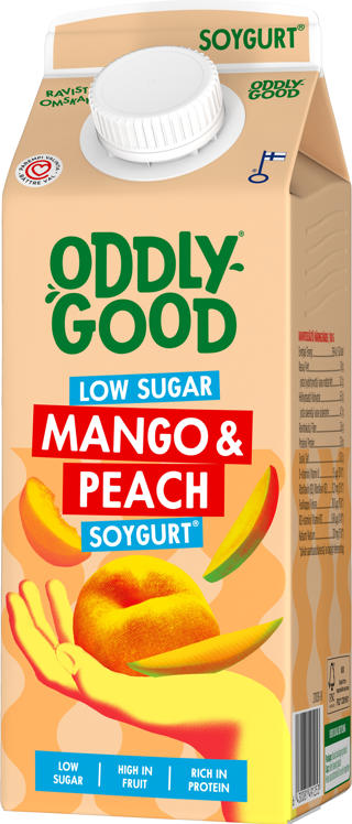 Soygurt Persika & Mango 1,8% Lågsockrad