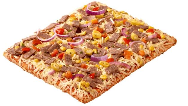 Fyrkantspizza Kebab