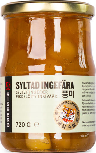 Ingefära Syltad i Kuber