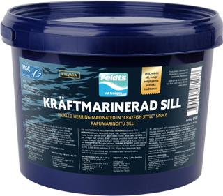 Kräftmarinerad Sill i Bit MSC