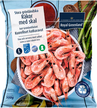 Räkor med Skal 70-90/kg MSC