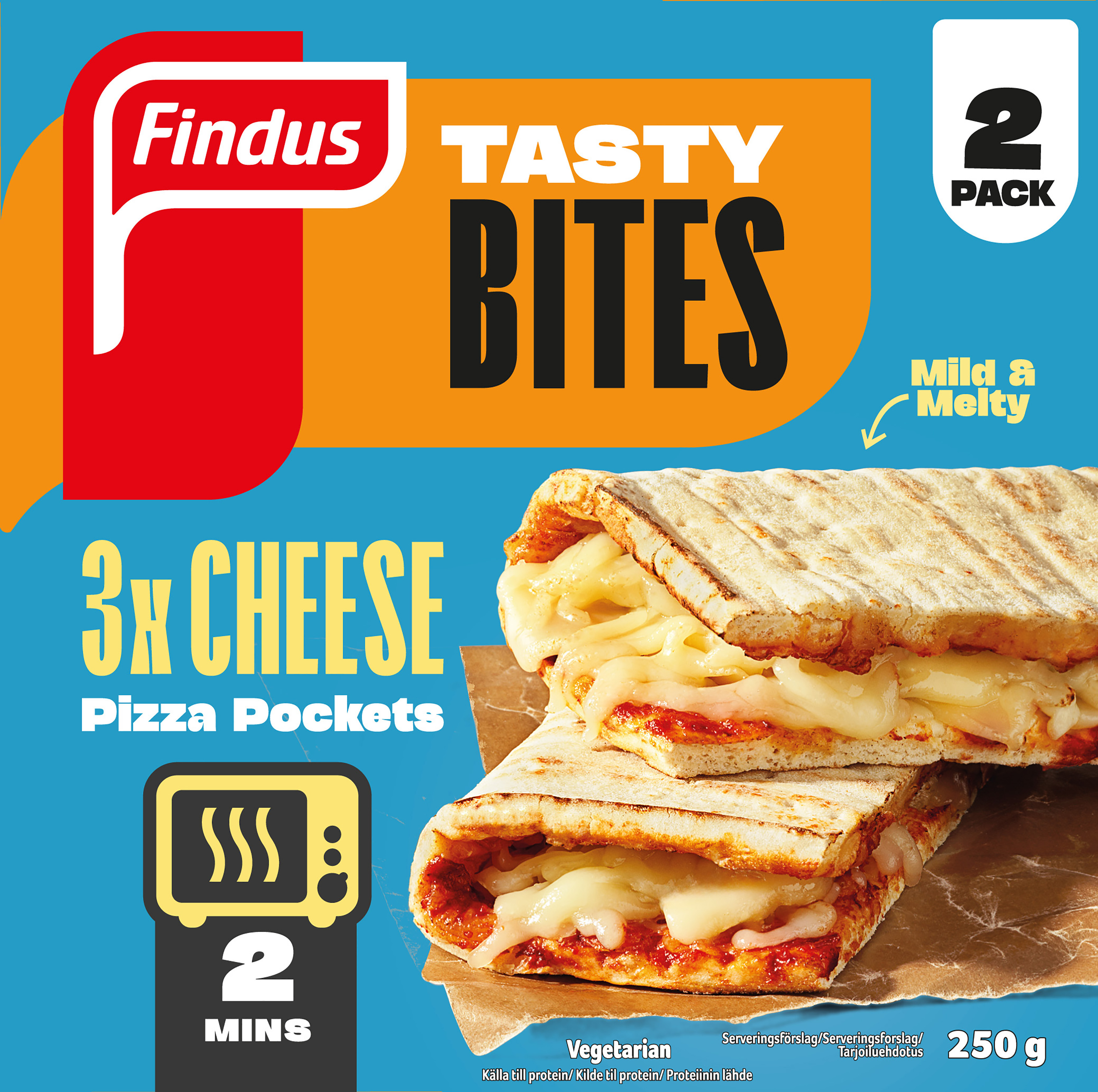 Pizza Pockets Tripple Cheese