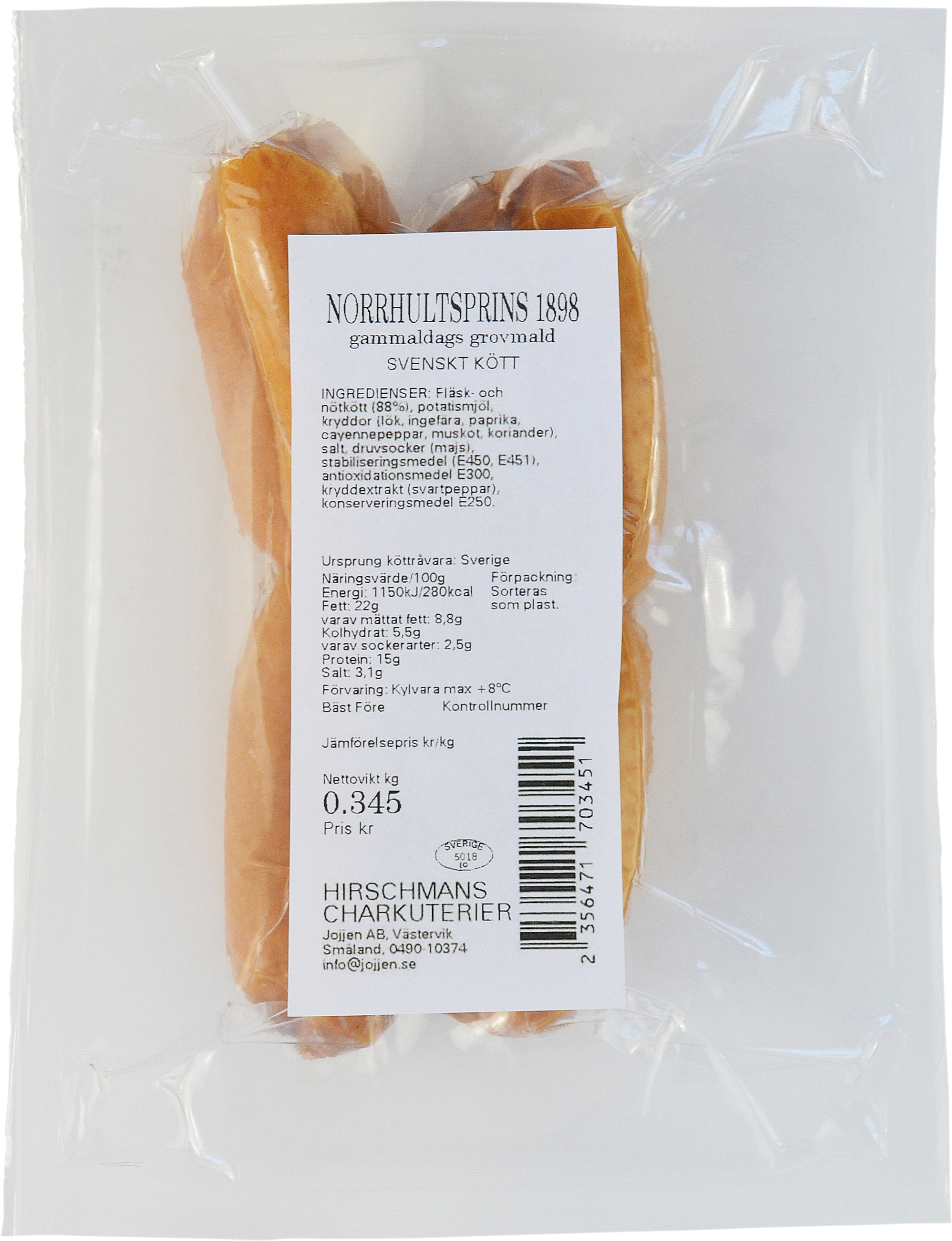 Norrhultsprins 1898 Sverige