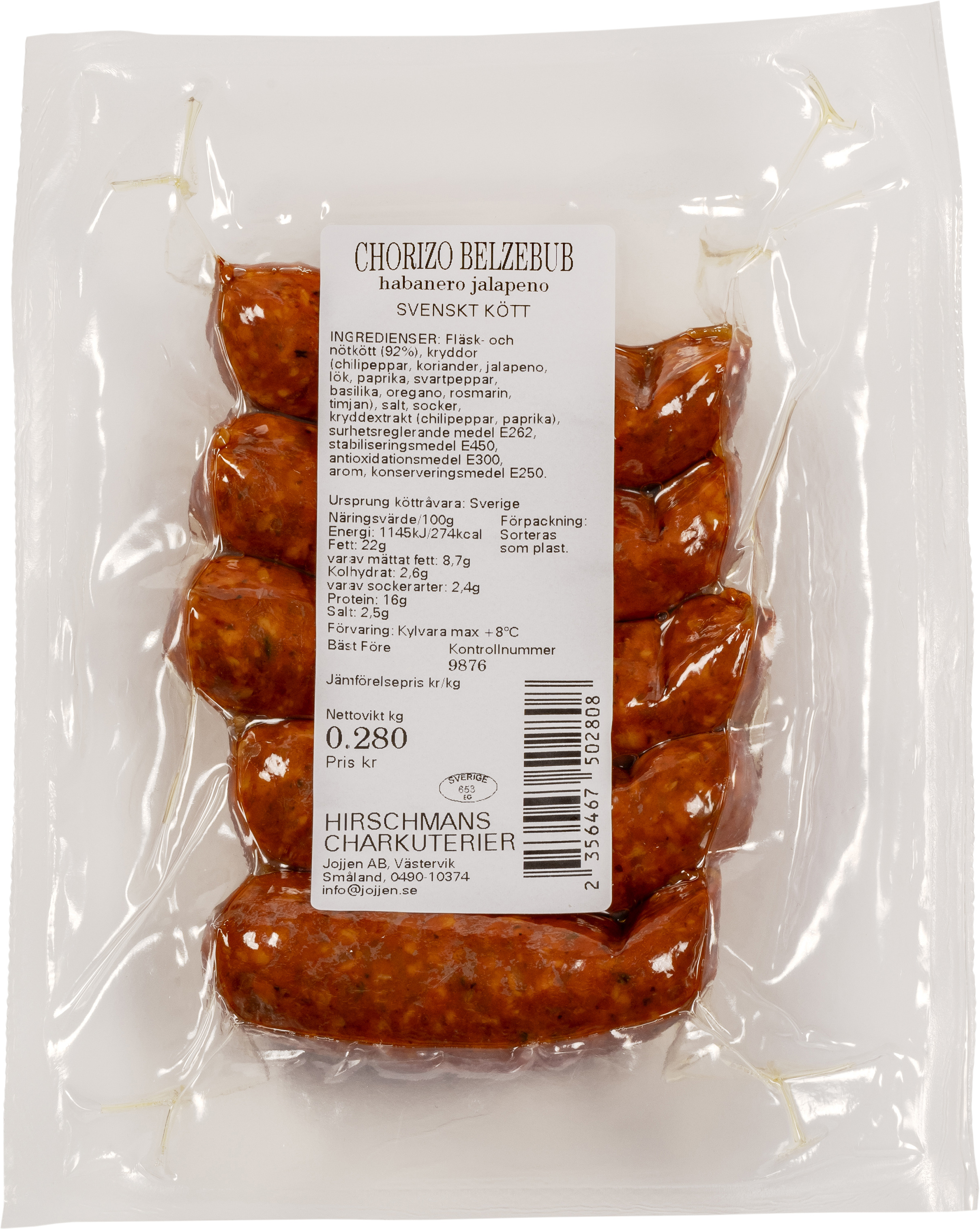 Chorizo Belzebub Sverige