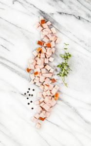 Kalkon Rökt Tärnad