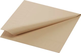 Servett 2-lags 24x24cm Natural Brown