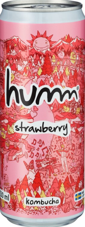 Kombucha Jordgubb BRK EKO