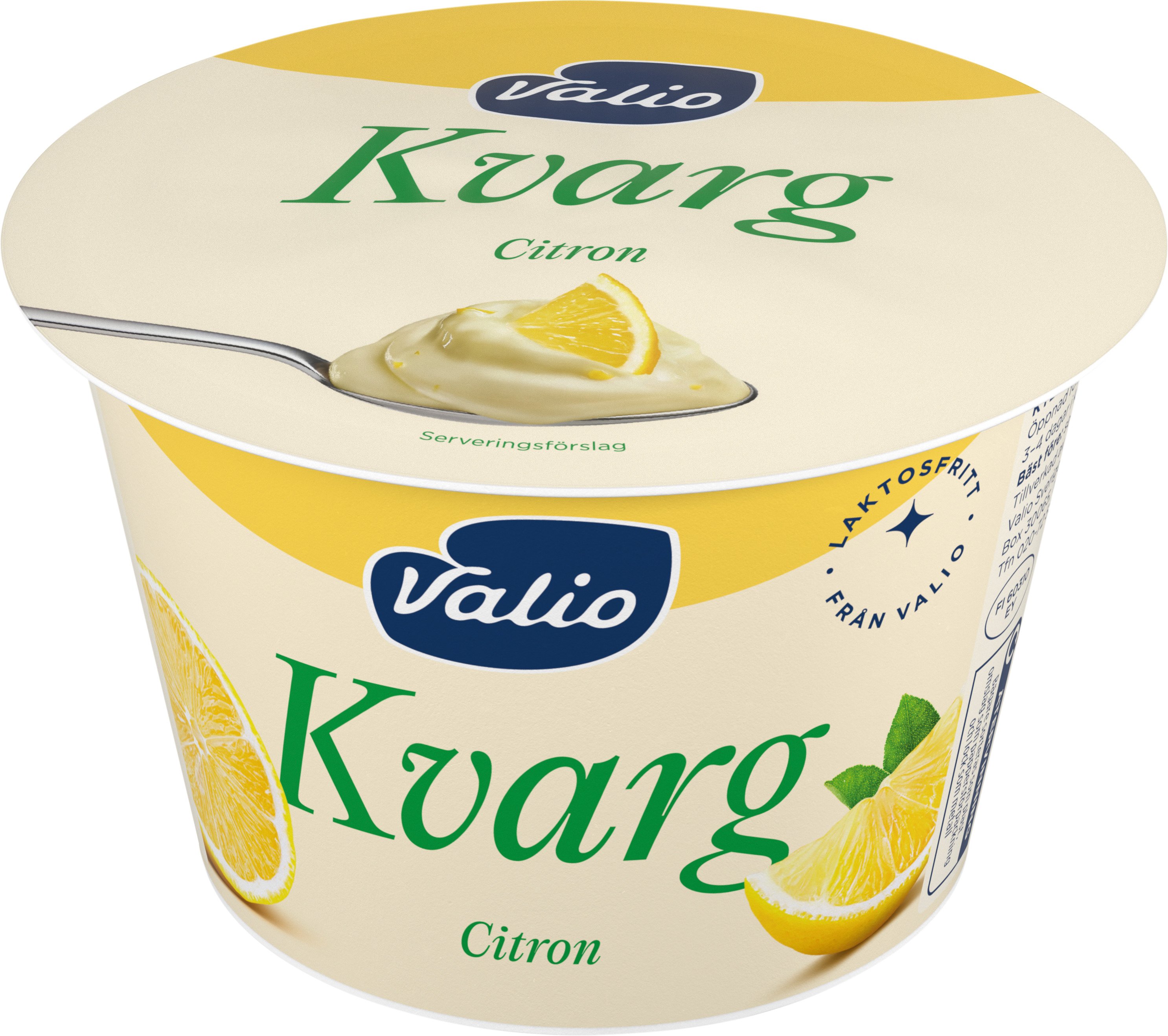 Kvarg Citron 7% Laktosfri
