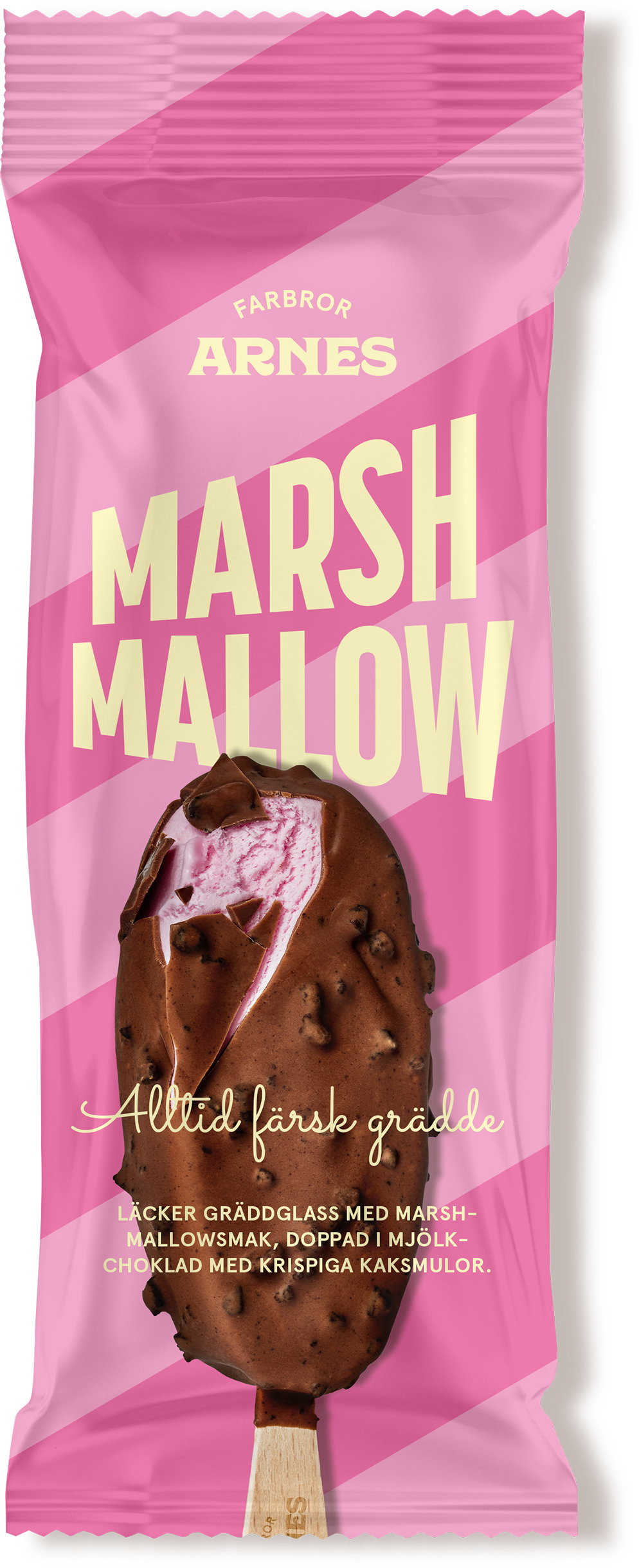 Glasspinne Farbror Arnes Marshmallow