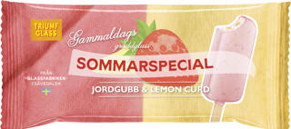 Gräddglass Jordgubb & Lemon Curd