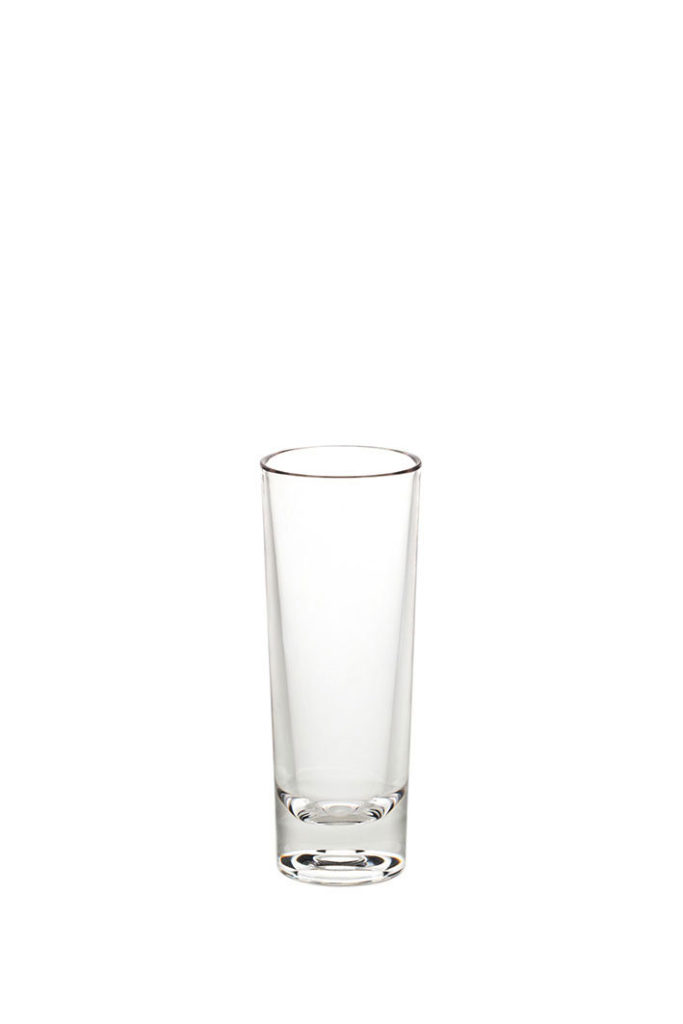 Palma Shotglas Plast BPA Fri Transparent 6cl