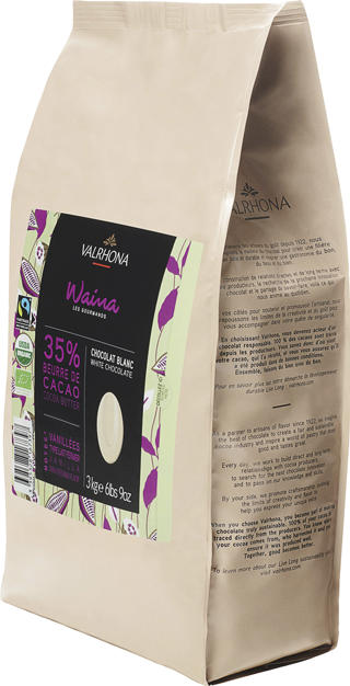 Chokladpellets Waina Vit 35%