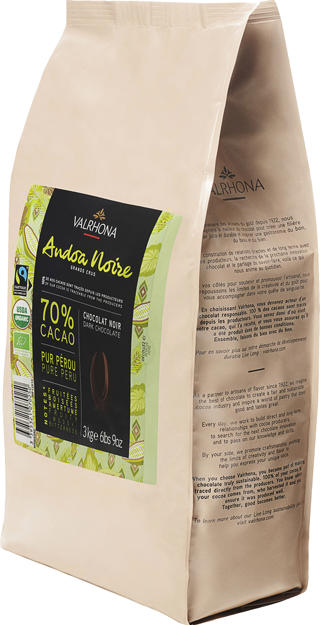 Chokladpellets Andoa Mörk 70%