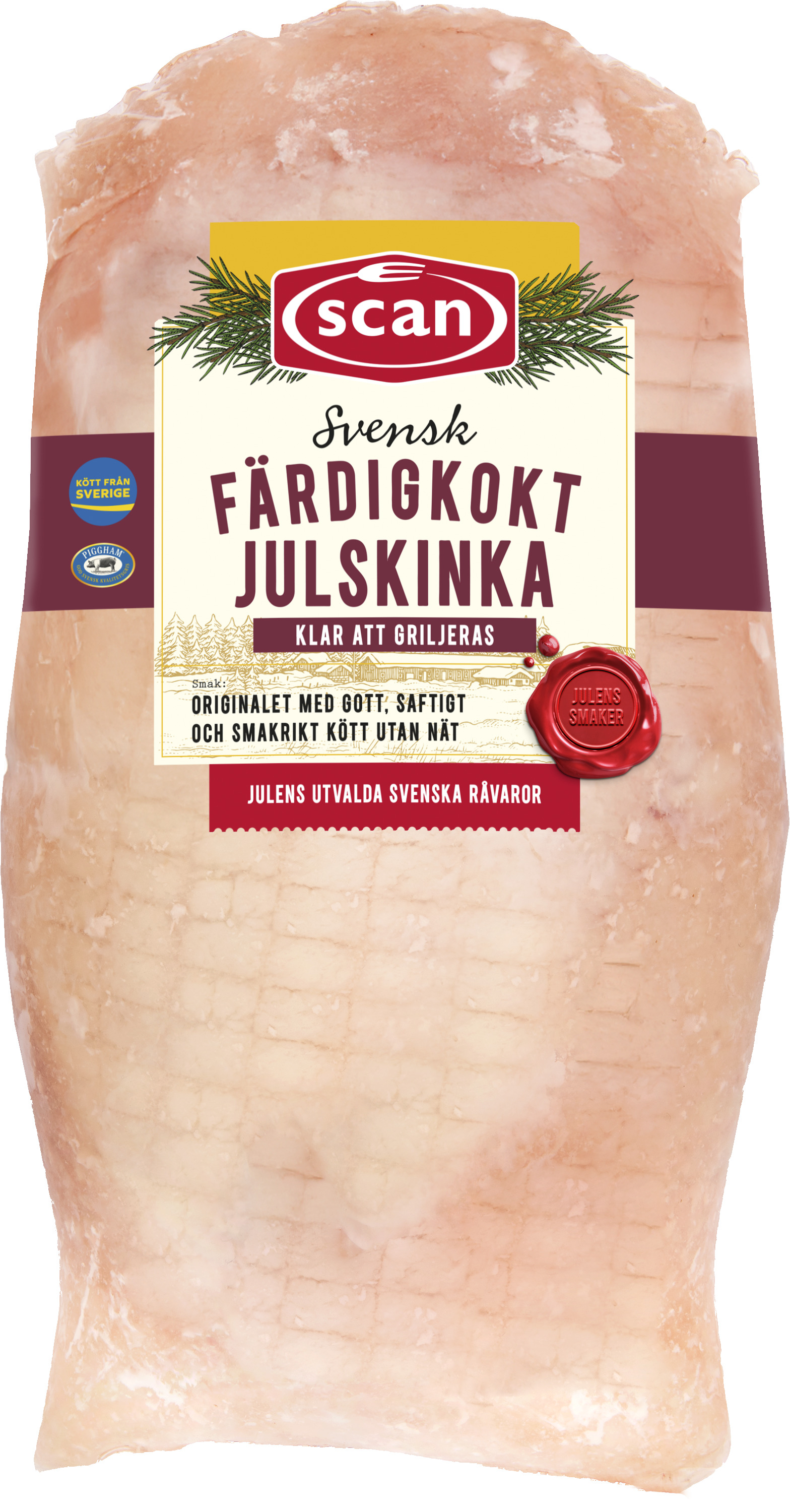 Julskinka Kokt utan Nät