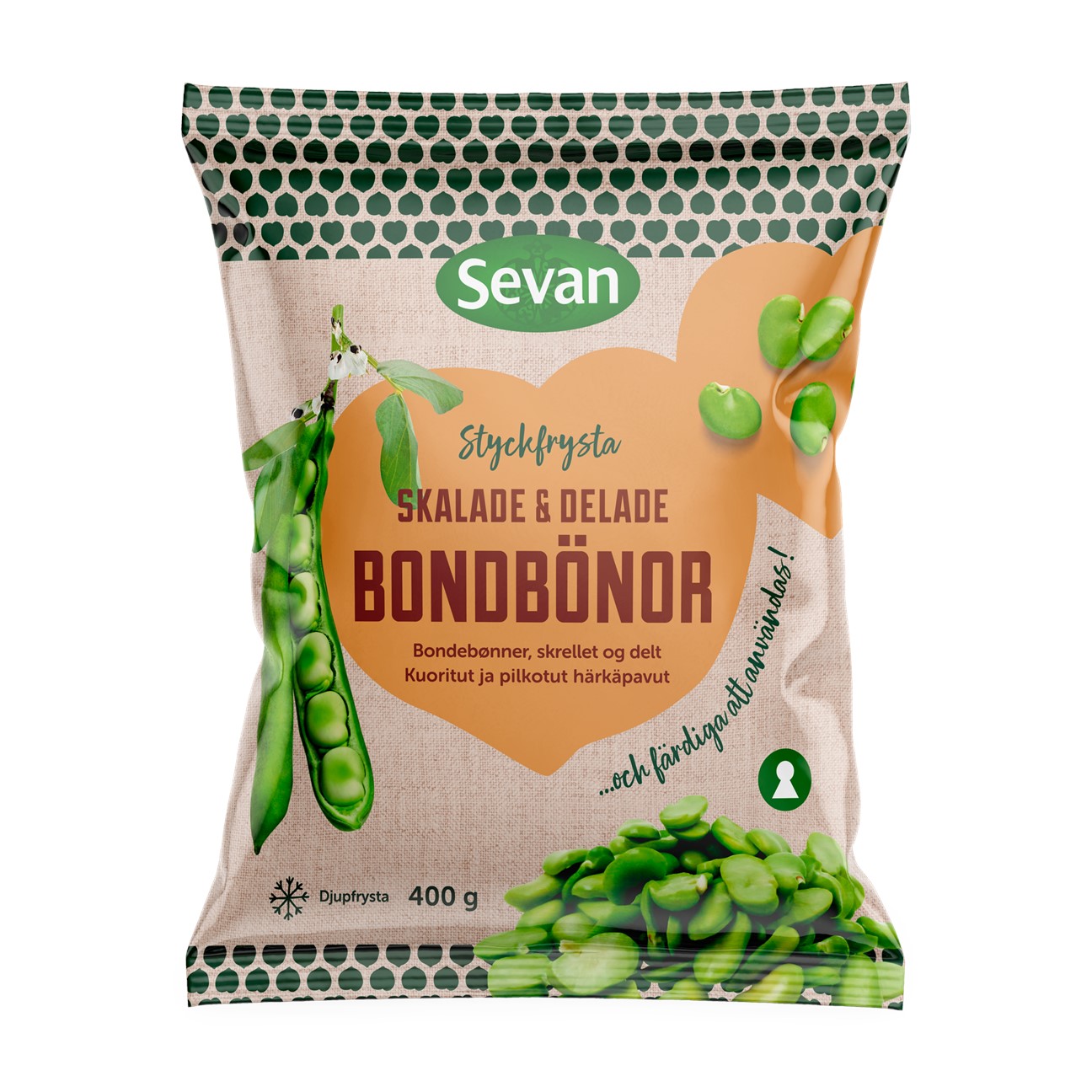 Bondbönor Skalade Halvor