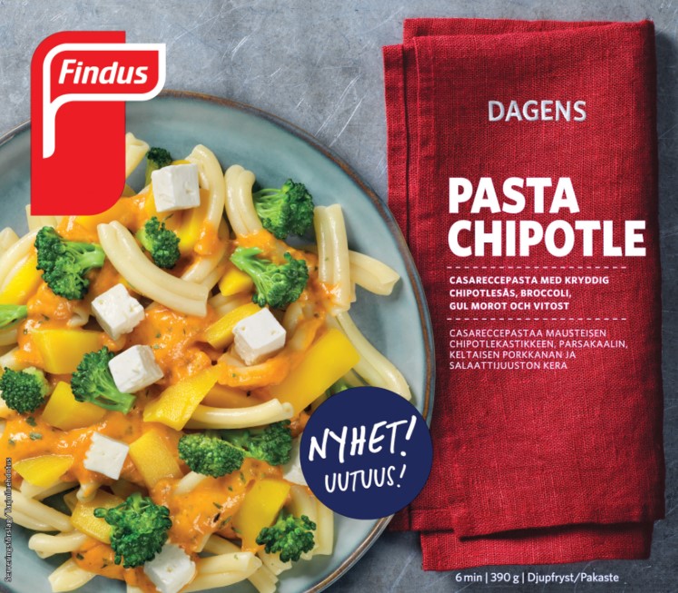 Dagens Casarecce med Chipotlesås