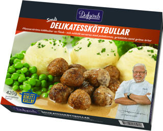 Delikatessköttbullar med Potatismos