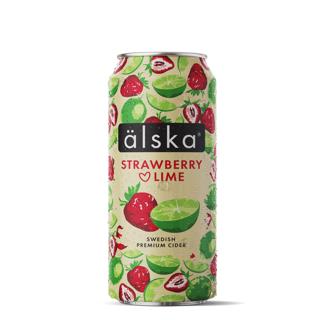 älska Cider Strawberry Lime BRK