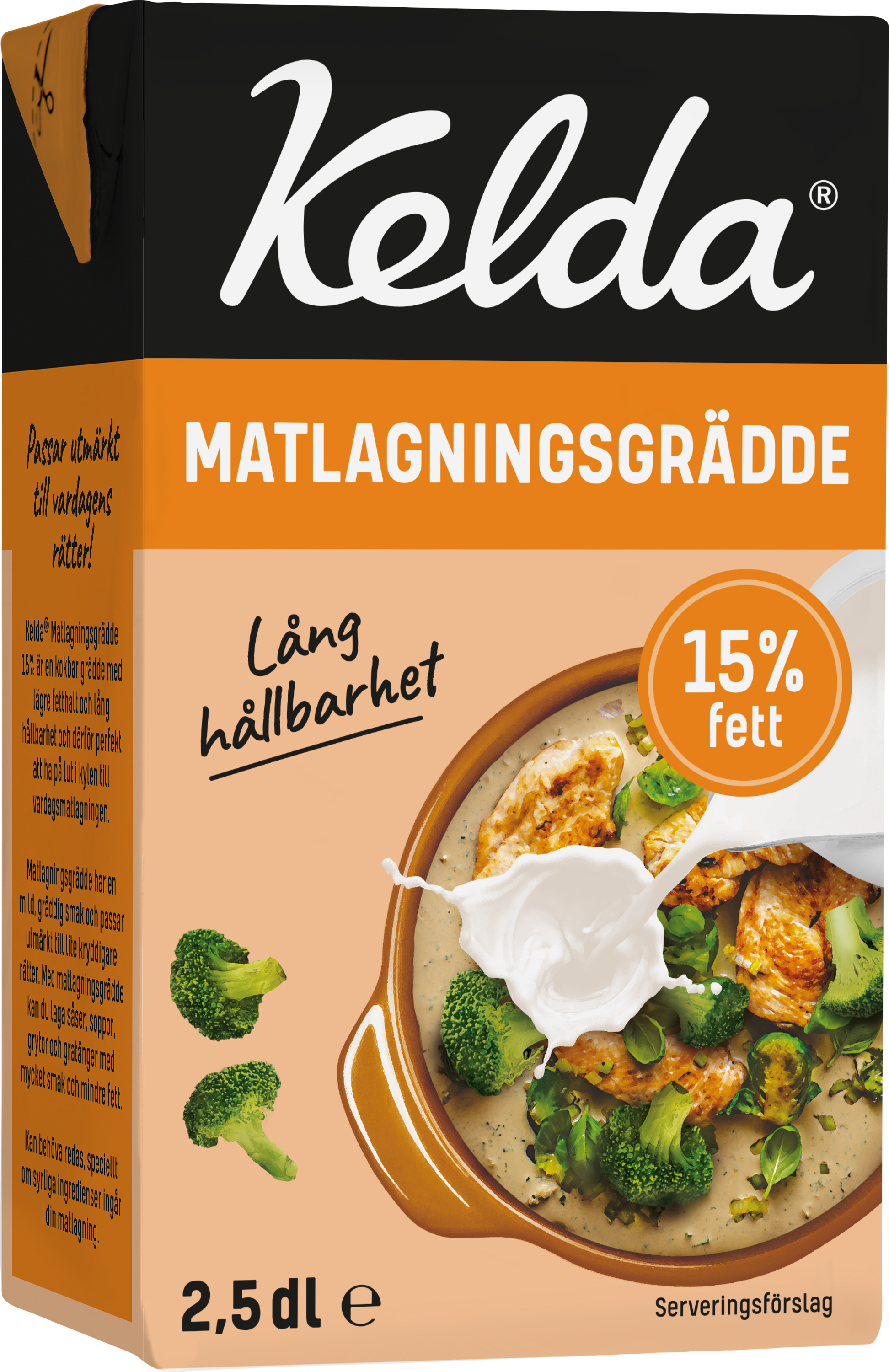 Matlagningsgrädde 15%