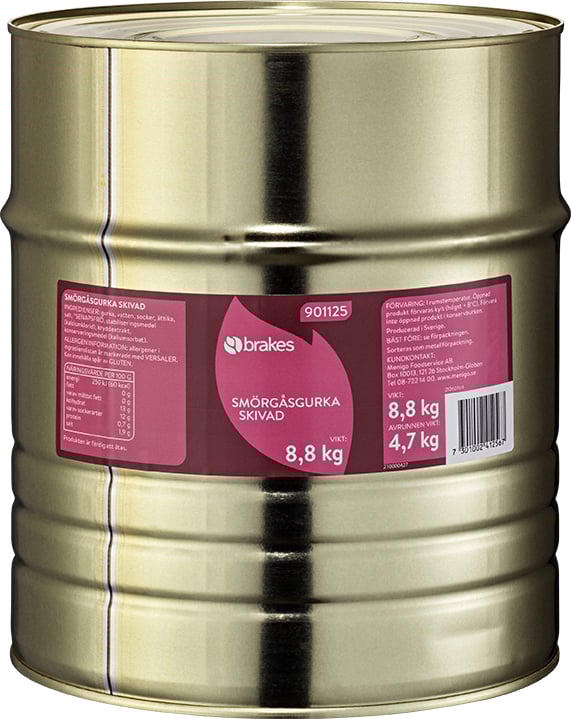 Smörgåsgurka Skivad 6 mm