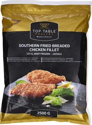 Kycklingfilé Panerad Southern Fried 125 g