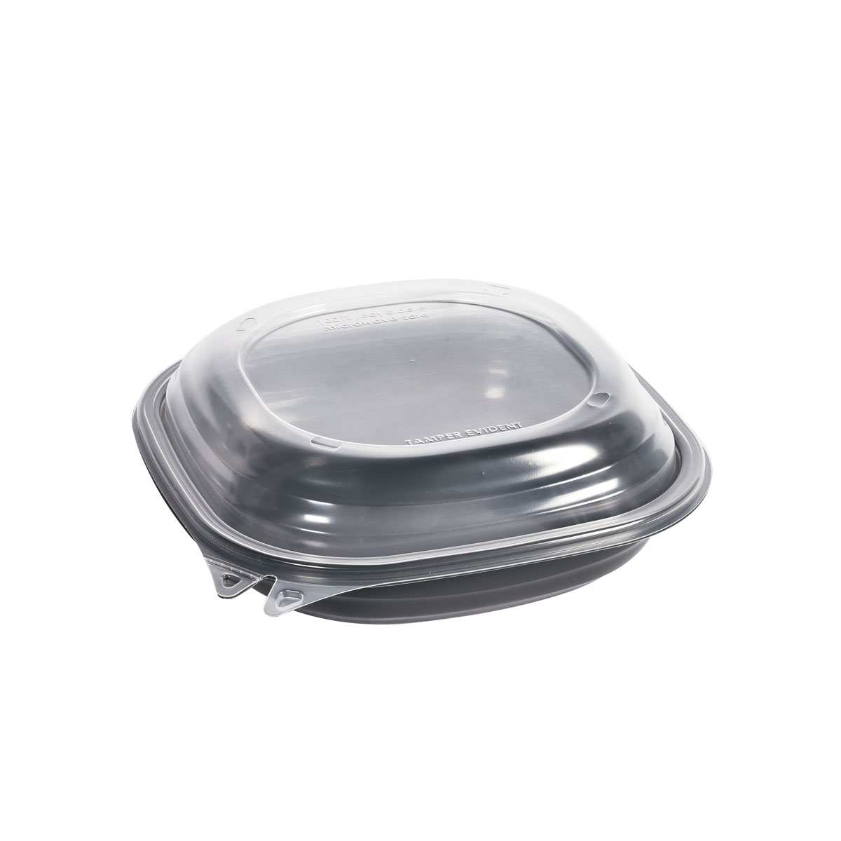 Box PP Vista med Vidhängande Lock Grå 1480ml