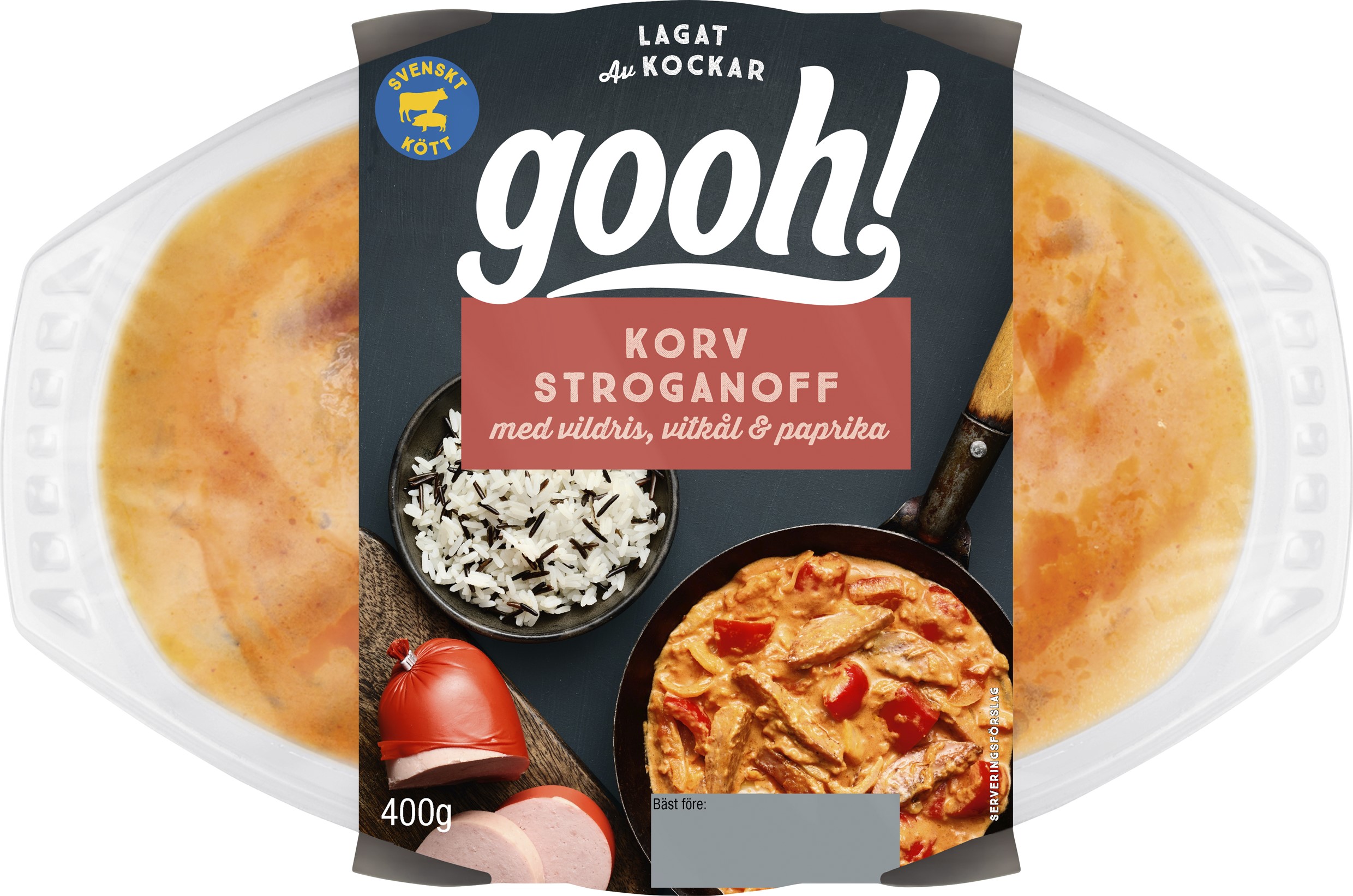 Korvstroganoff med Vildris