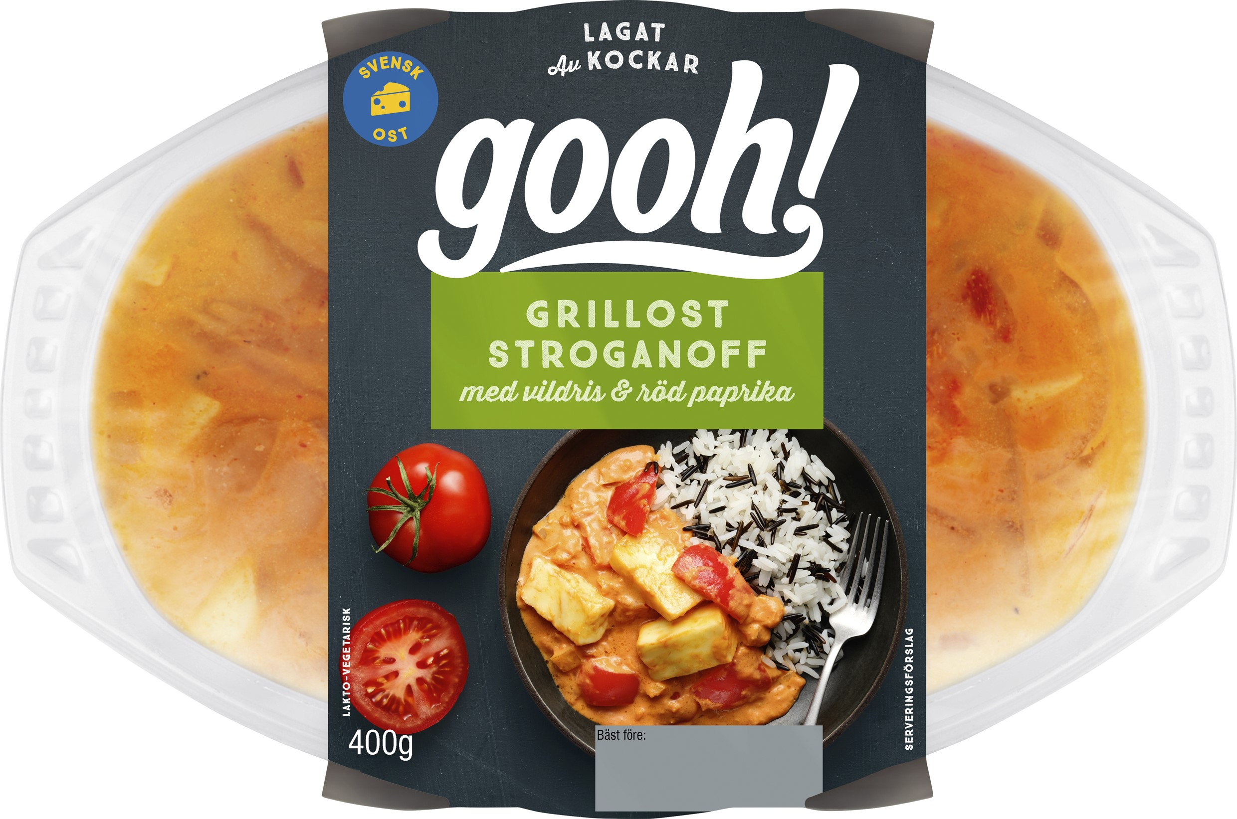 Grillost Stroganoff med Vildris