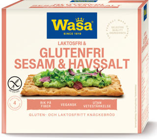 Knäckebröd Sesam med Havssalt Gluten & Laktosfri