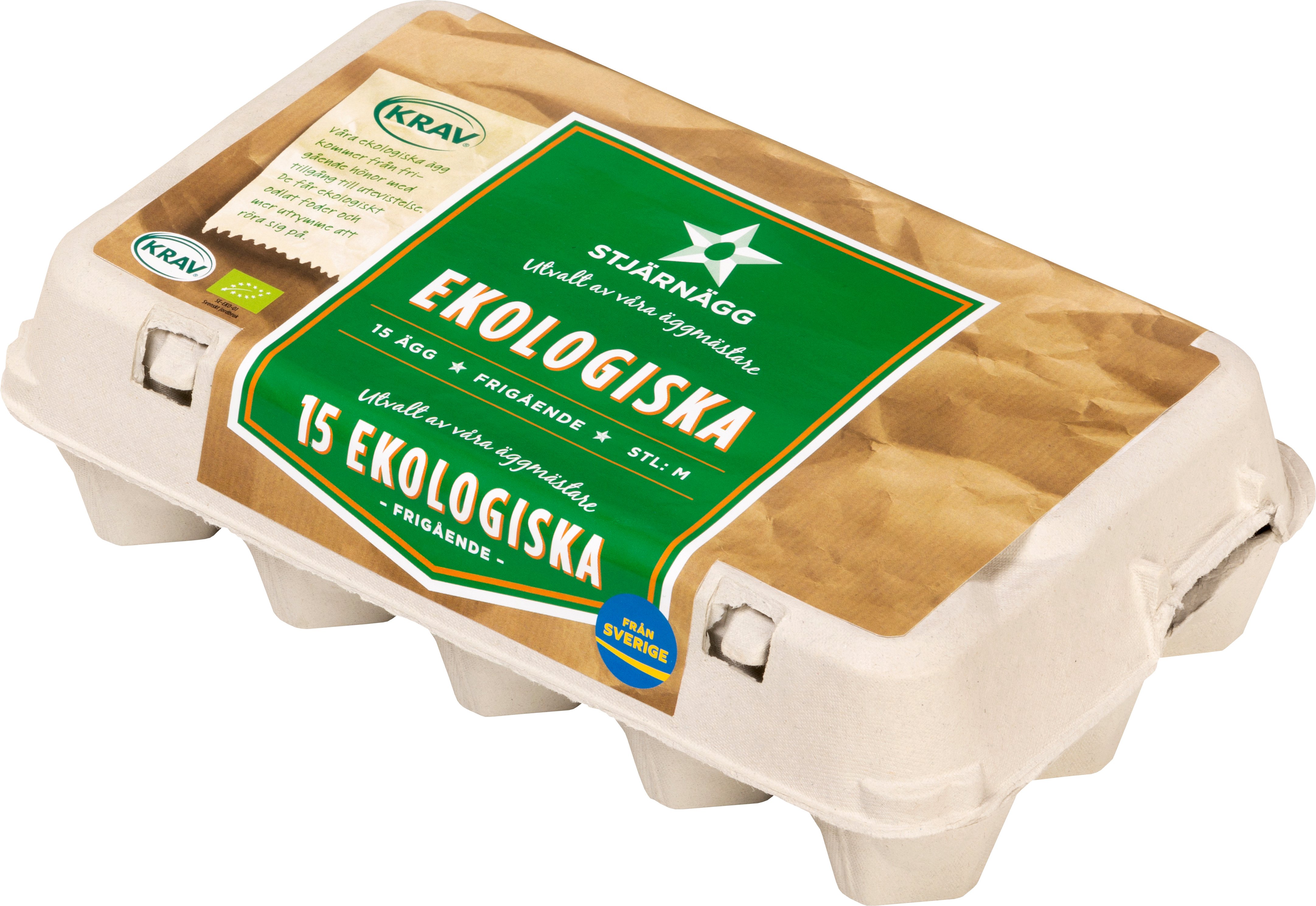 Ägg M 15-Pack EKO KRAV