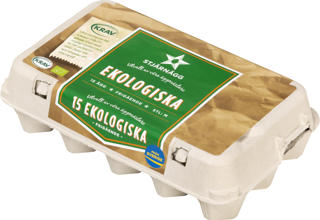 Ägg M 15-Pack EKO KRAV