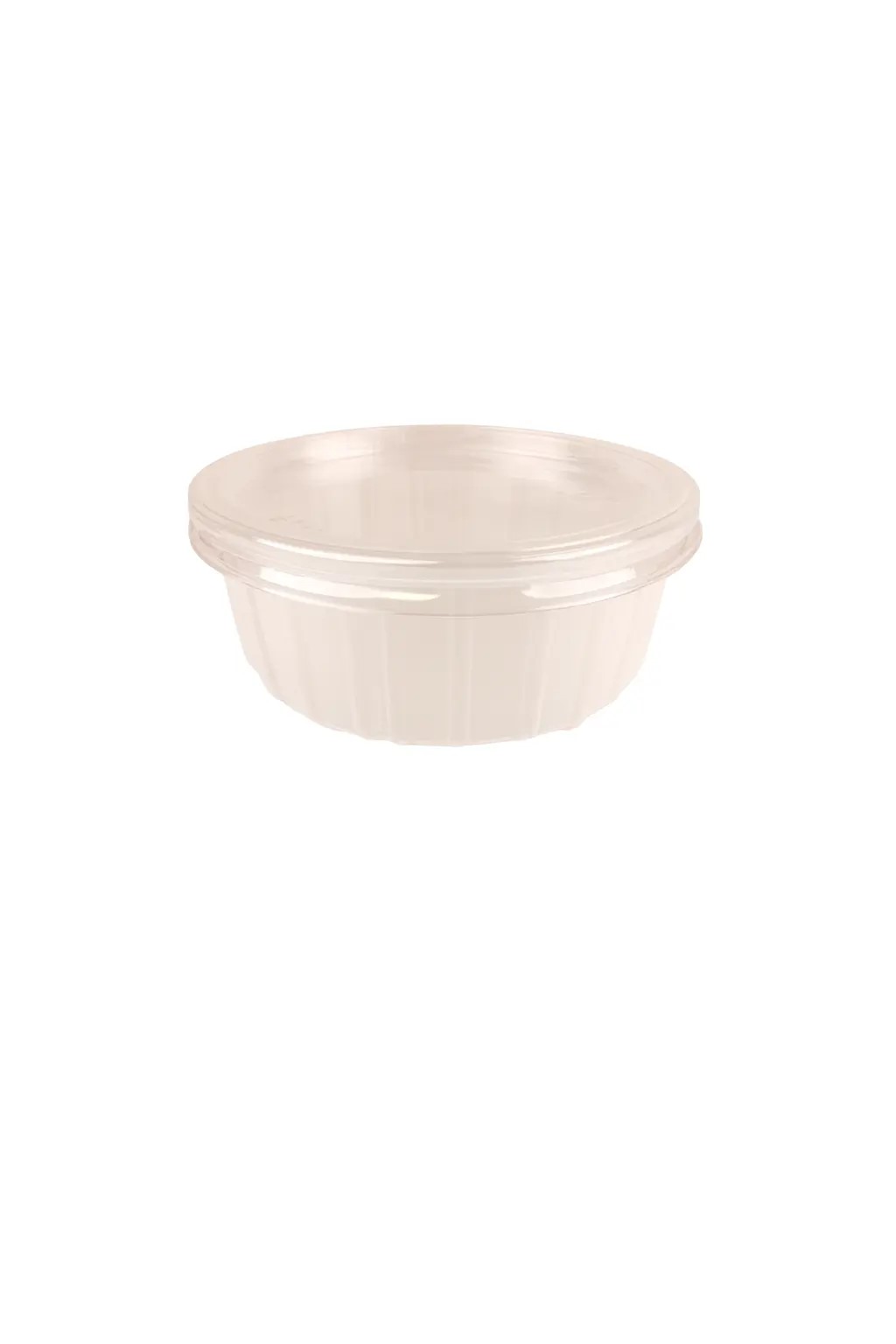 Bägare med lock Pet/PP 100ml 2i1