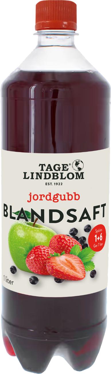 Blandsaft Jordgubb PET