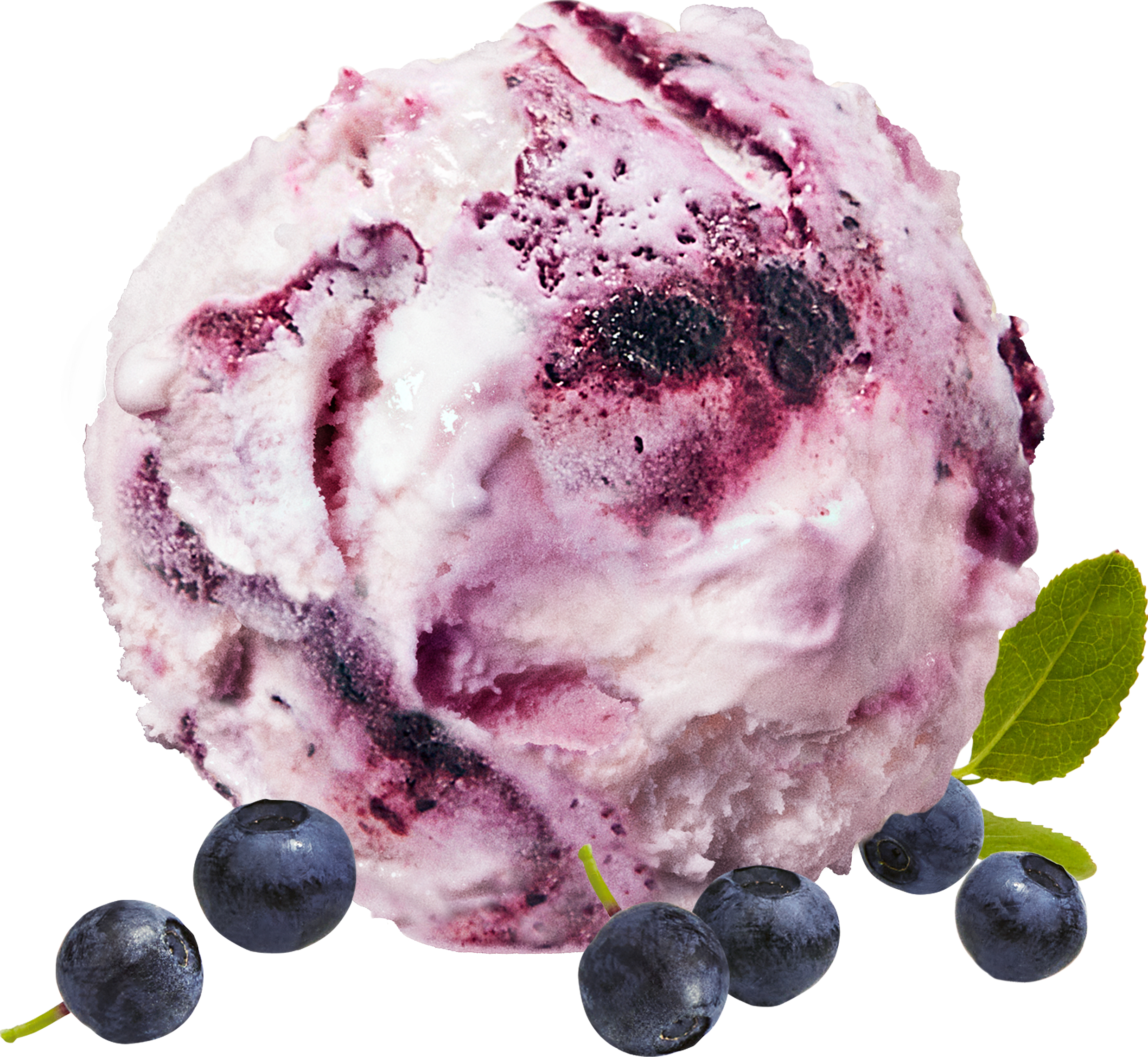 Gräddglass Blåbär