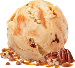 Gräddglass Pecannötkola