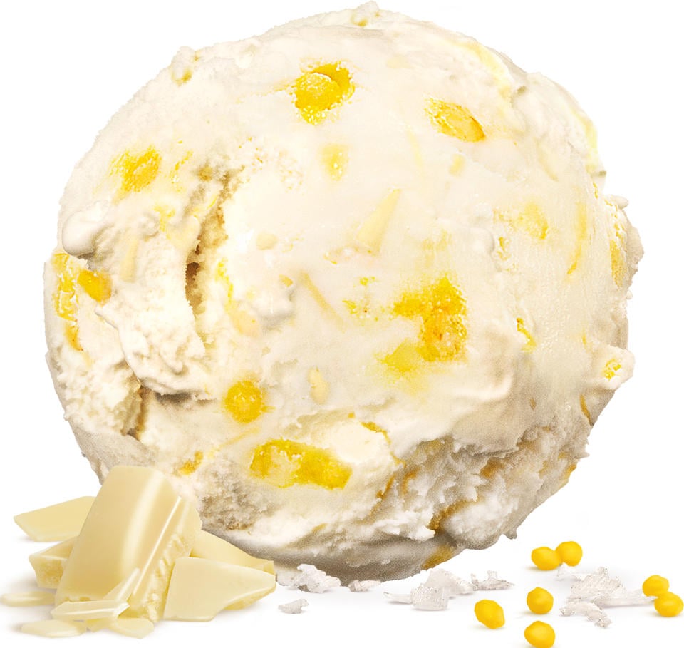 Glass Vit choklad salt och citron