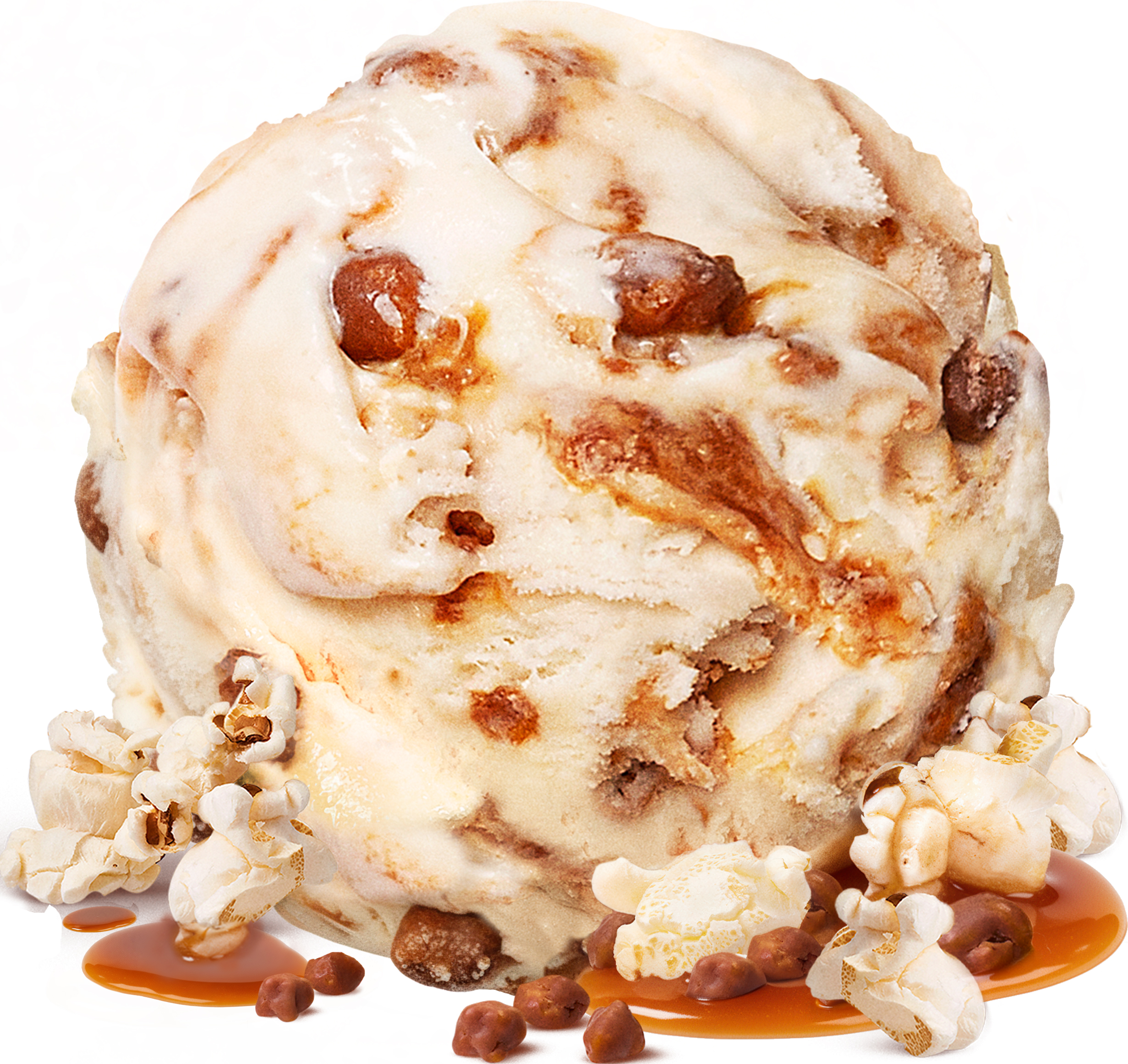 Glass Popcorn Brynt Smör