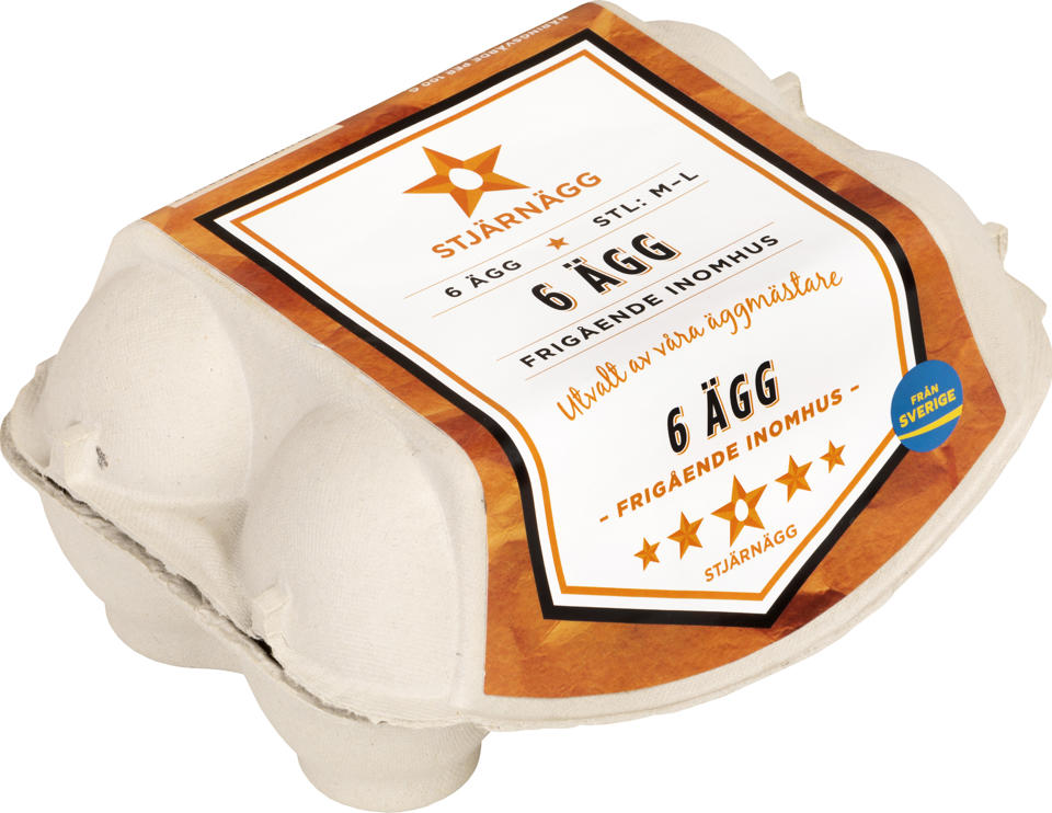 Ägg M/L frigående 6p