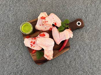 Kycklingvingar 2 Delad