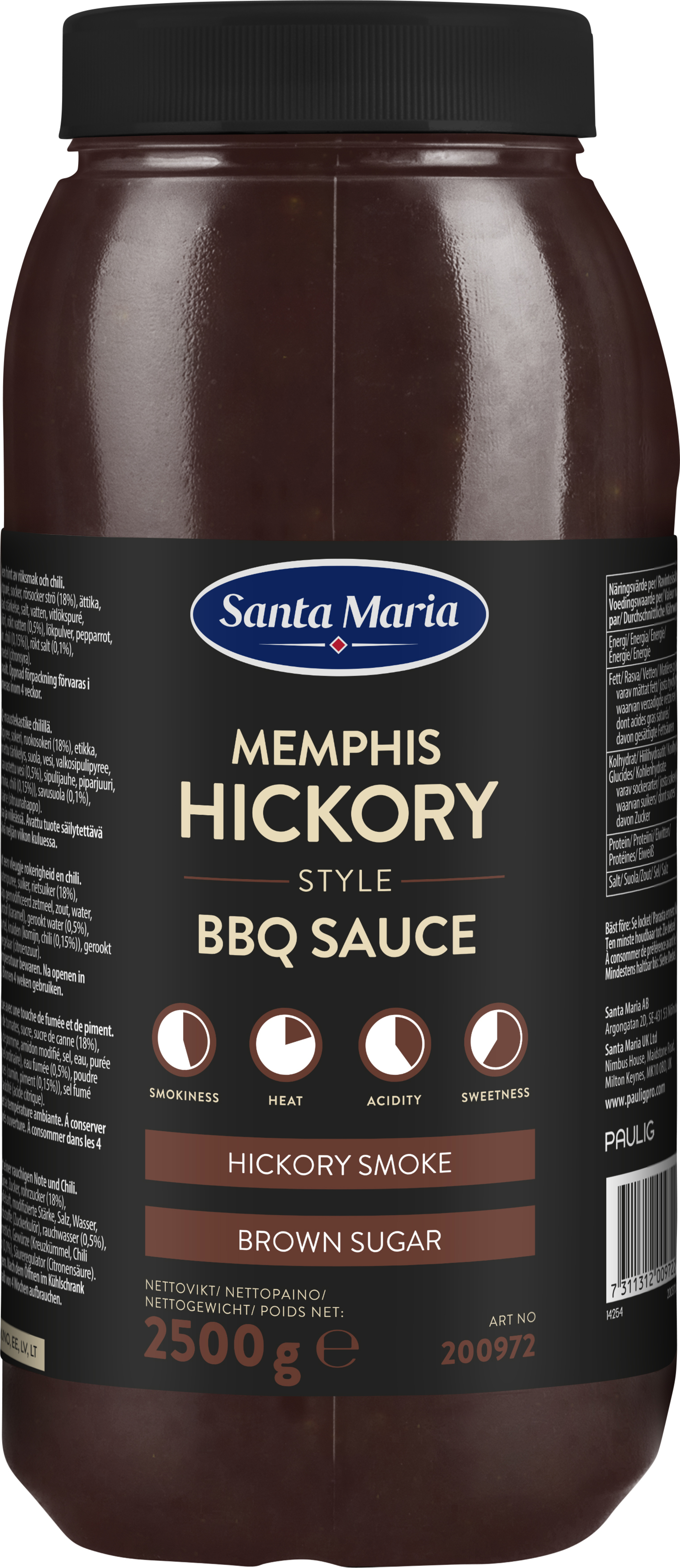 BBQ Sauce Memphis Hickory Style