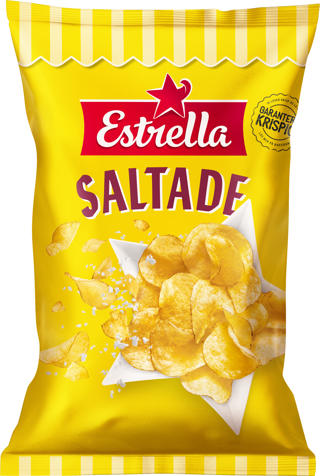 Potatischips Lättsaltade