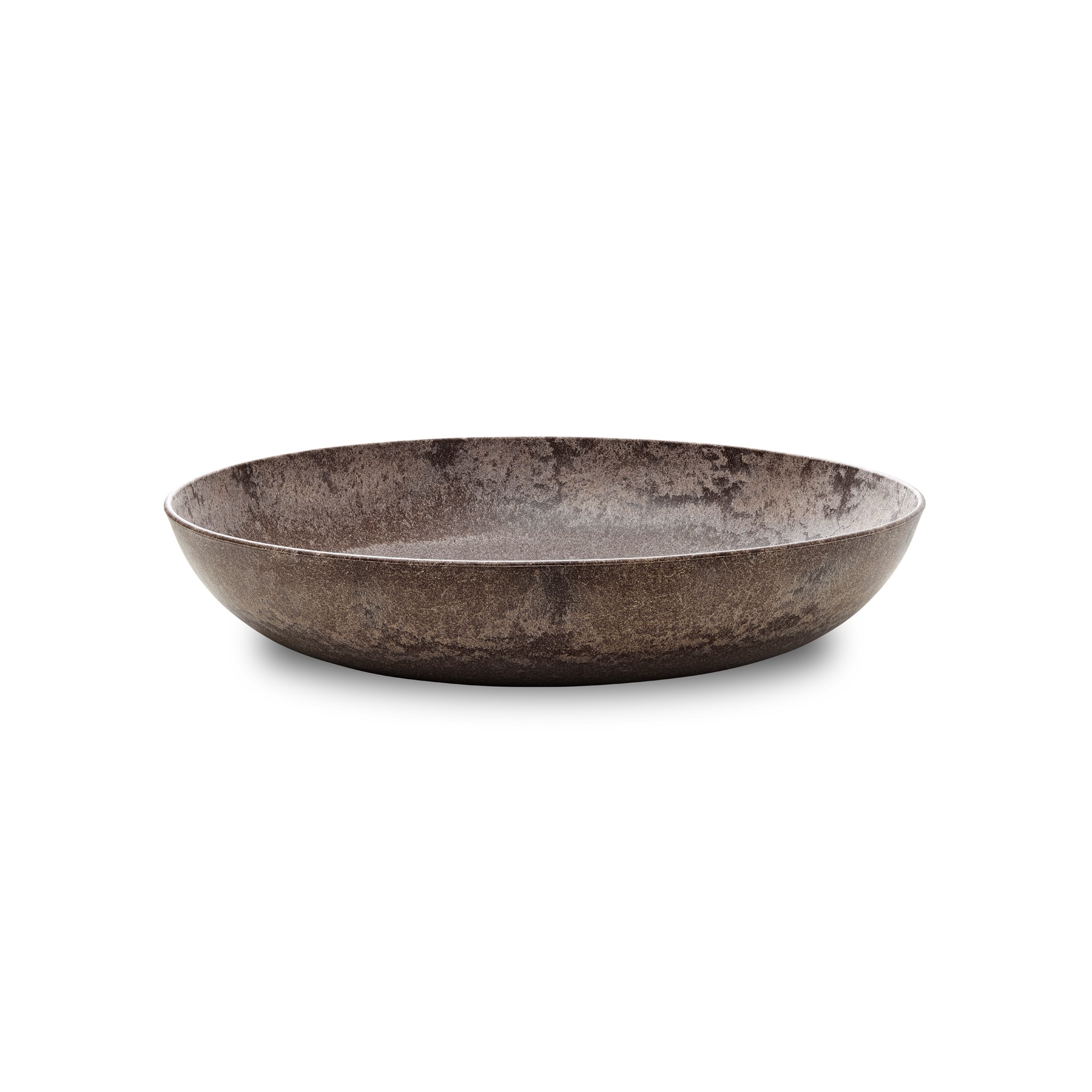 Skål Djup Plast/Trä Brun Ø34,5cm