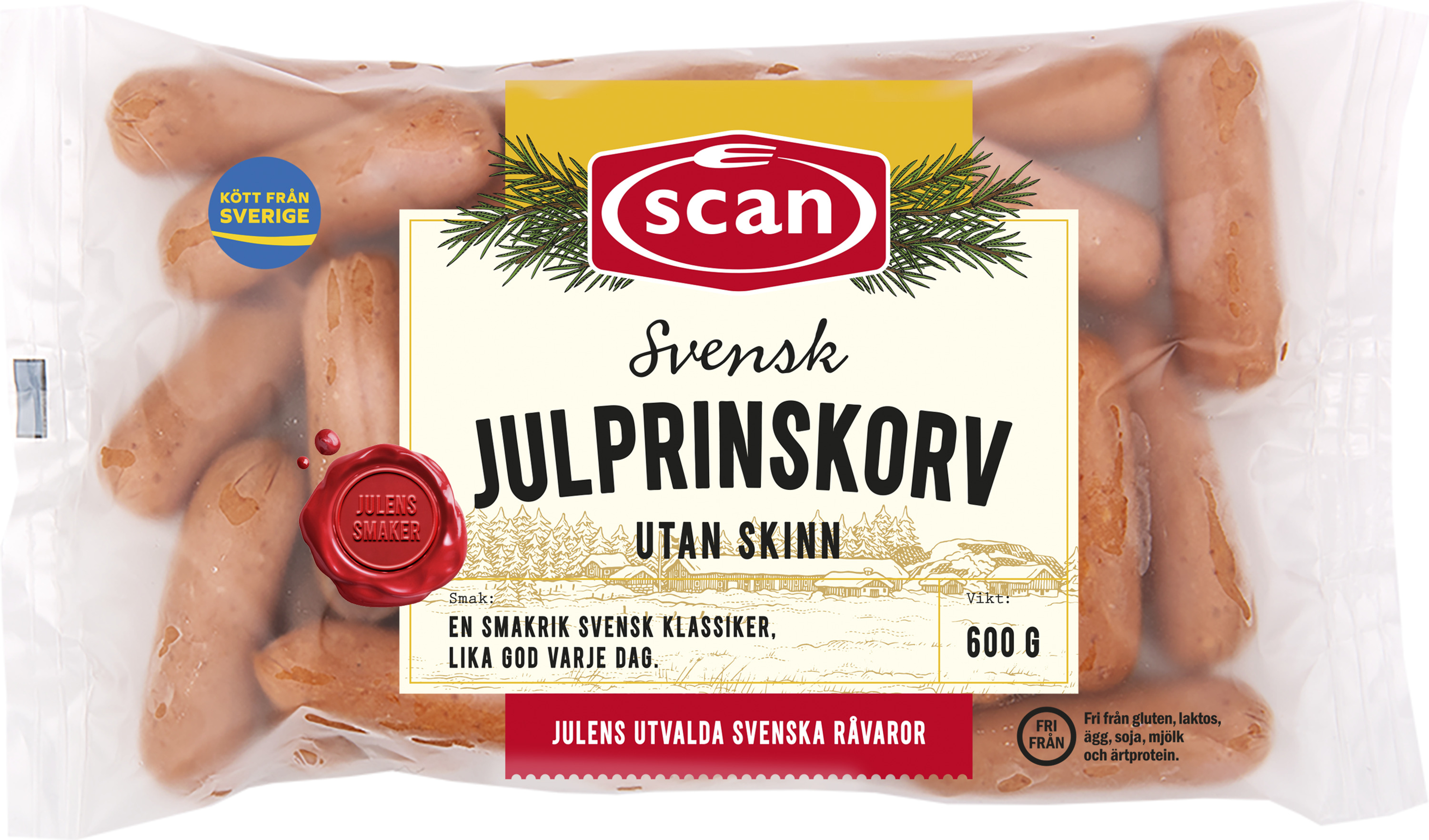 Prinskorv Skinnfri Sverige