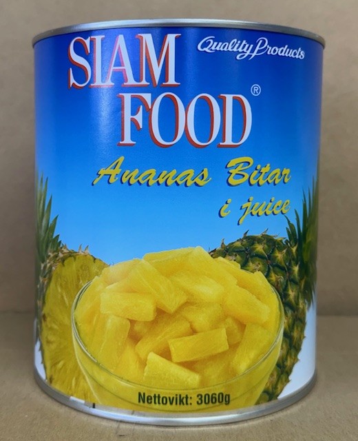 Ananas Bitar i Juice